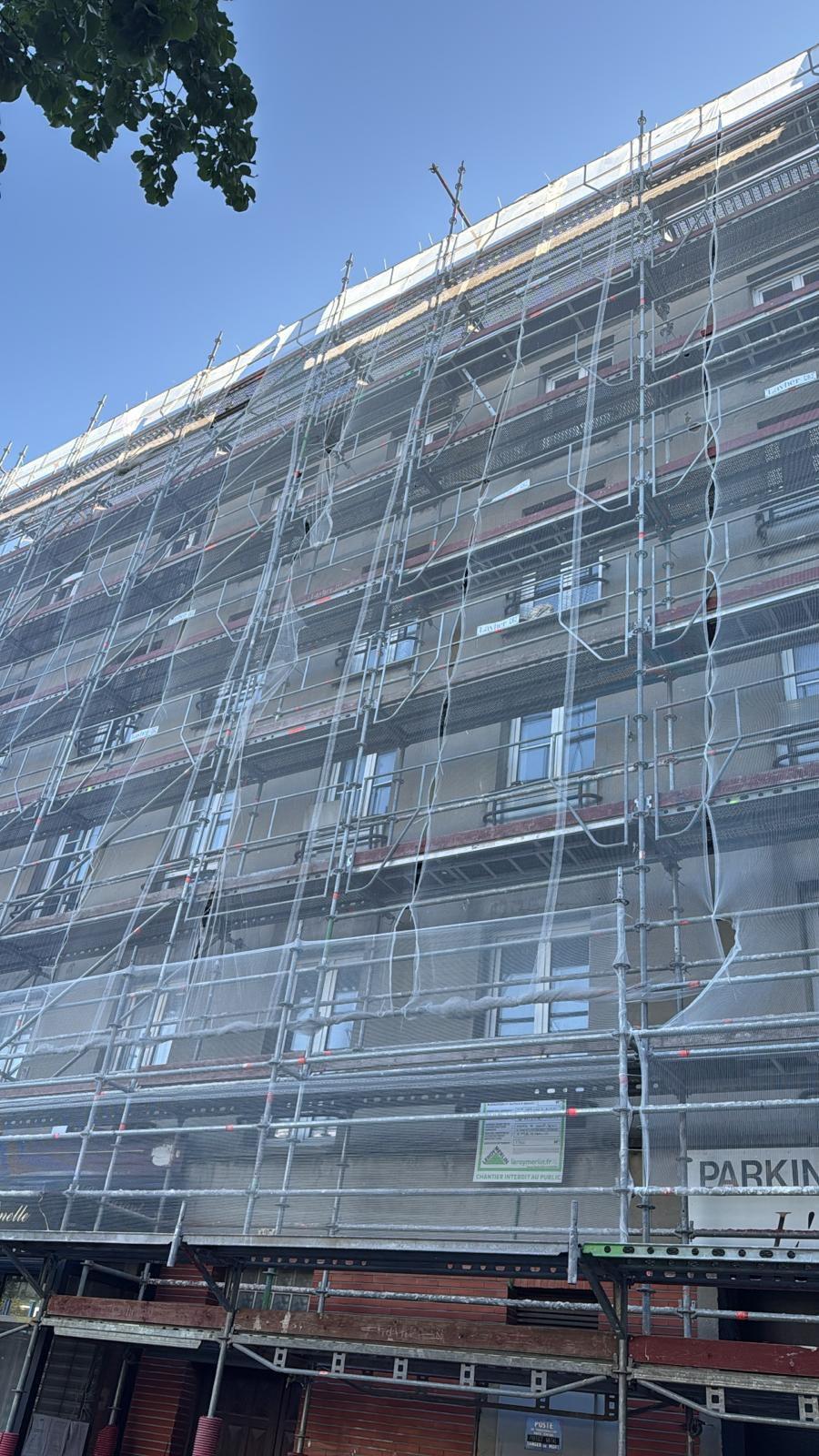 Échafaudage copropriété Paris